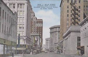 Texas El Paso Mills Street Looking West Toward Pioneer Plaza