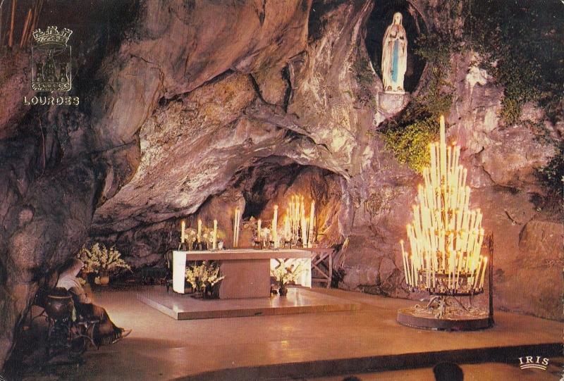 BF19615 lourdes la grotte miraculeuse  france  front/back image