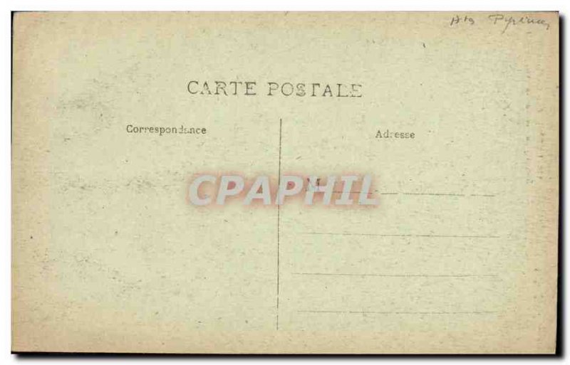 Old Postcard Lourdes Cross Summit Pic Jer