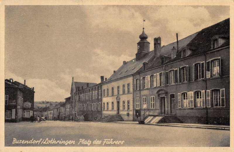 Busendorf Lothringen Germany Street Scene Vintage Postcard AA15309