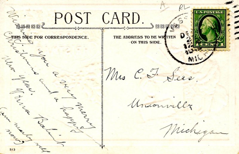 Greeting - Christmas, Santa Claus (Red Suit)