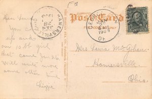 LPD59   Ohio Postcard: Georgetown, General Grants Old Tannery and Wagon