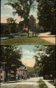 Proctorsville VT Split-View c1910 Postcard