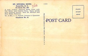 Mount Mitchell Brunsville, North Carolina NC  