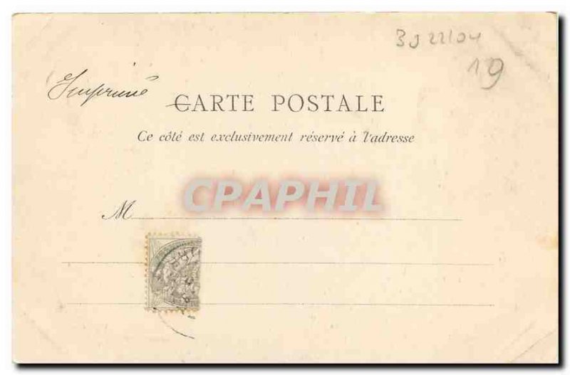 Old Postcard The Correze Tulle Illustree The Cloisters