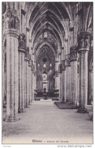 Interno Del Duomo, MILANO (Lombardy), Italy, 1900-1910s