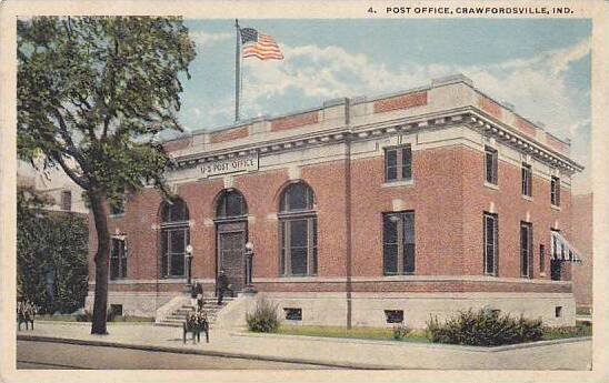 Indiana Crawfordsville Post Office