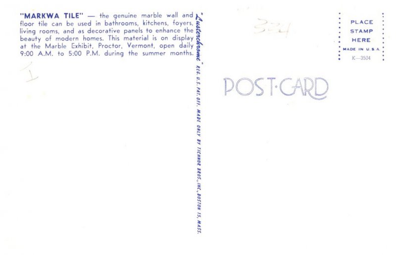 Vermont   Proctor Markwa Tile