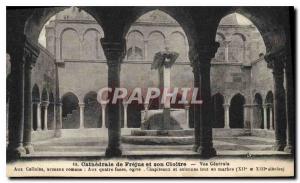 Postcard Old Cathedral Frejus and Cloitre Vue Generale