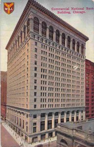 Commercial National Bank Chicago Illinois 1910c postcard