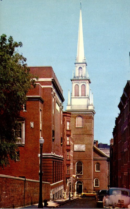 Massachusetts Boston Old North Church Salem Street