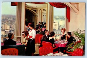 Milwaukee Wisconsin Postcard Top Of The Marine Restaurant Interior 1960 Unposted
