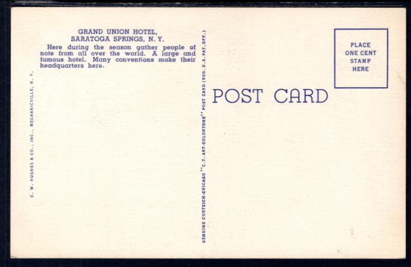 Grand Union Hotel,Saratoga Springs,NY