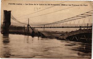 CPA FEURS - La Crue de la Loire du 28 Novembre 1924 et les .. (225692)