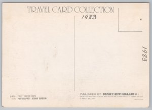 State View~Corea Maine~Foggy Lobster Traps On Dock~Boats~Continental Postcard