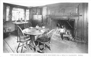 The Old Dining Room in South Sudbury, MA Longfellow's Wayside Inn.