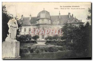 Postcard Toul Old Town Hotel Facade side of the garden