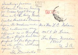 Beirut, Lebanon Postcard, Carte Postale Greetings from Beirut Beirut Greeting...