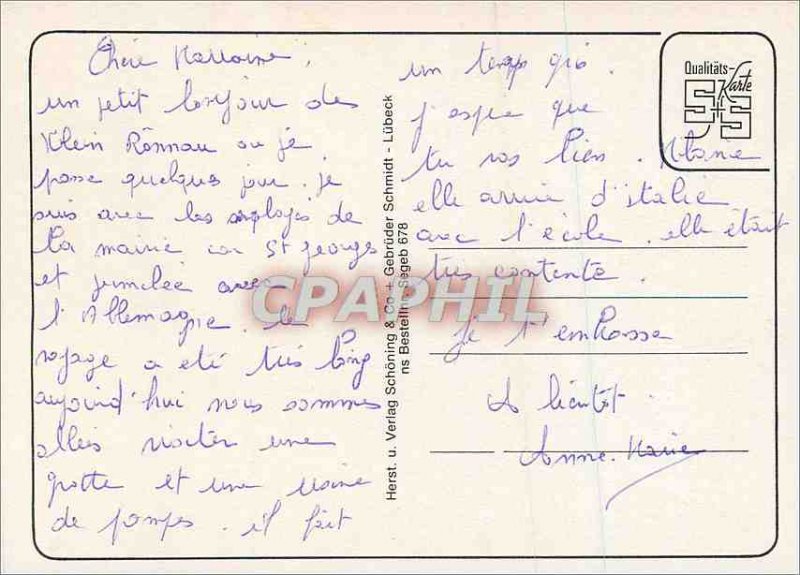 Modern Postcard Bad Segeberg