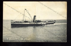 F3028 - GSNCo. Paddle Steamer - Golden Eagle - postcard