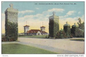 Entrance and Shelter, Swope Park, Kansas City, Missouri, PU-1911