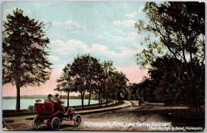 1907 Lake Harriet Boulevard Minneapolis Minnesota MN Roadway Posted Postcard