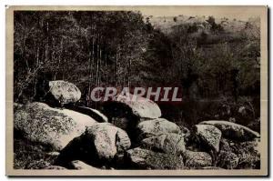 The Huelgoat - Rocks of the Fountain of the Virgin - Old Postcard