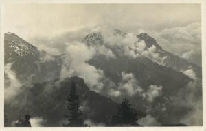 Austria 1919 austrian mountains real photo postcard postcard