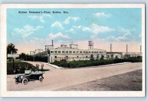 Kohler Iowa IA Postcard Kohler Company's Plant Buildings Scene c1920's Antique