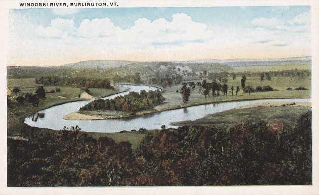 Winooski River - Burlington VT, Vermont - WB