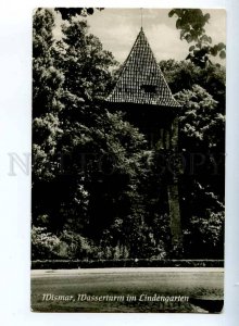 214276 GERMANY DDR Wismar Wasserturm im Lindengarten postcard
