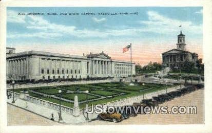 War Memorial Bldg. State Capitol - Nashville, Tennessee