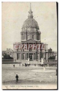 Old Postcard Paris Le Dome des Invalides