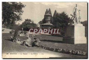 Postcard Old Rennes Tabor La Voliere