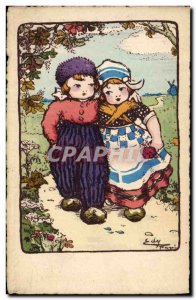 Old Postcard Fantasy Illustrator Child Folklore