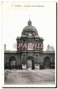Paris Old Postcard Luxembourg Palace