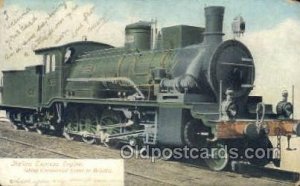 Italian express Train, Trains, Locomotive  1907 a lot of corner wear