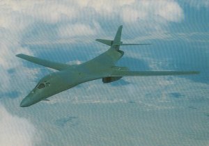 Military Aviation Postcard - Rockwell International B-1 Bomber Aeroplane RR9888