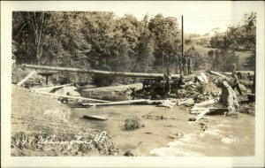 1938 Hurricane VT Wilmington #144 Real Photo Postcard