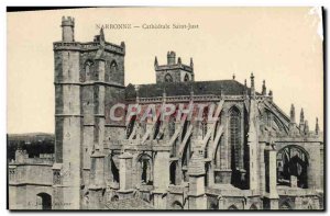 Old Postcard Narbonne Cathedral Saint Just