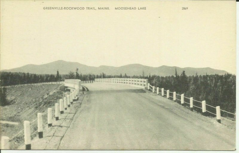 Greenville- Rockwood Trail, Maine, Moosehead Lake