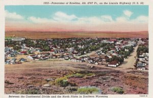 WYOMING, 1930-1940s; Panorama Of Rawlins, On Lincoln Highway
