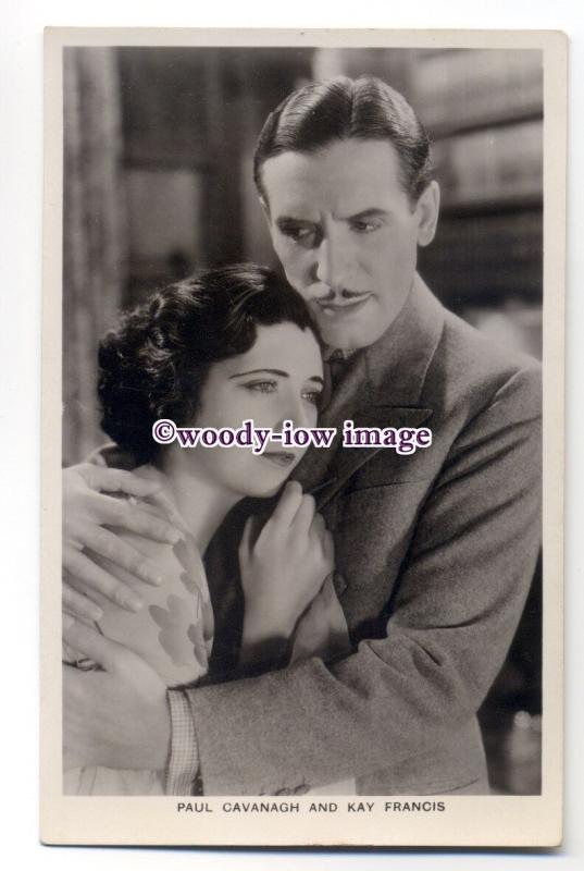 b4570 - Film Actress - Kay Francis & Paul Cavanagh, Picturegoer postcard No.P9