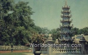 Pagoda at the Temple of the Buddhist Association Penang Malaysia Unused 