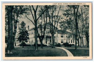 1954 Lida's Wood Eureka College Building Eureka Illinois IL Vintage Postcard