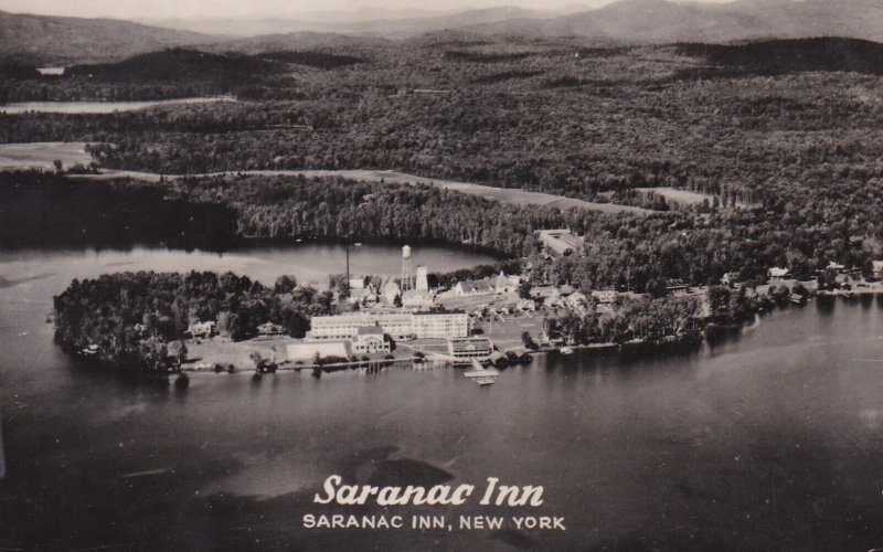 New York Adirondacks Saranac Inn 1959 Real Photo