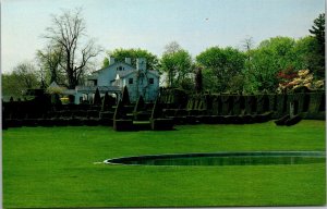 Ladew Topiary Gardens and Manor House, Monkton MD Vintage Postcard Q48