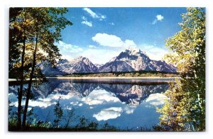 Jackson Lake And Teton Range Wyoming Scenic Postcard