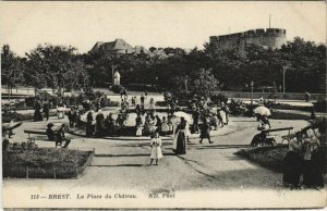 CPA BREST - La Place du Chateau (143216)
