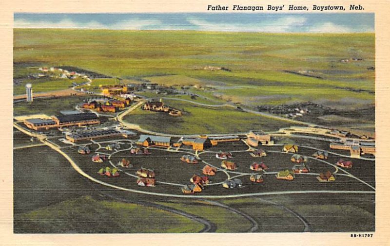 Father Flanagan Boys' Home Boystown, Nebraska USA Unused 